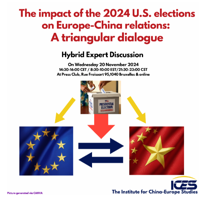 The impact of the 2024 U.S. elections on Europe-China relations: A triangular dialogue