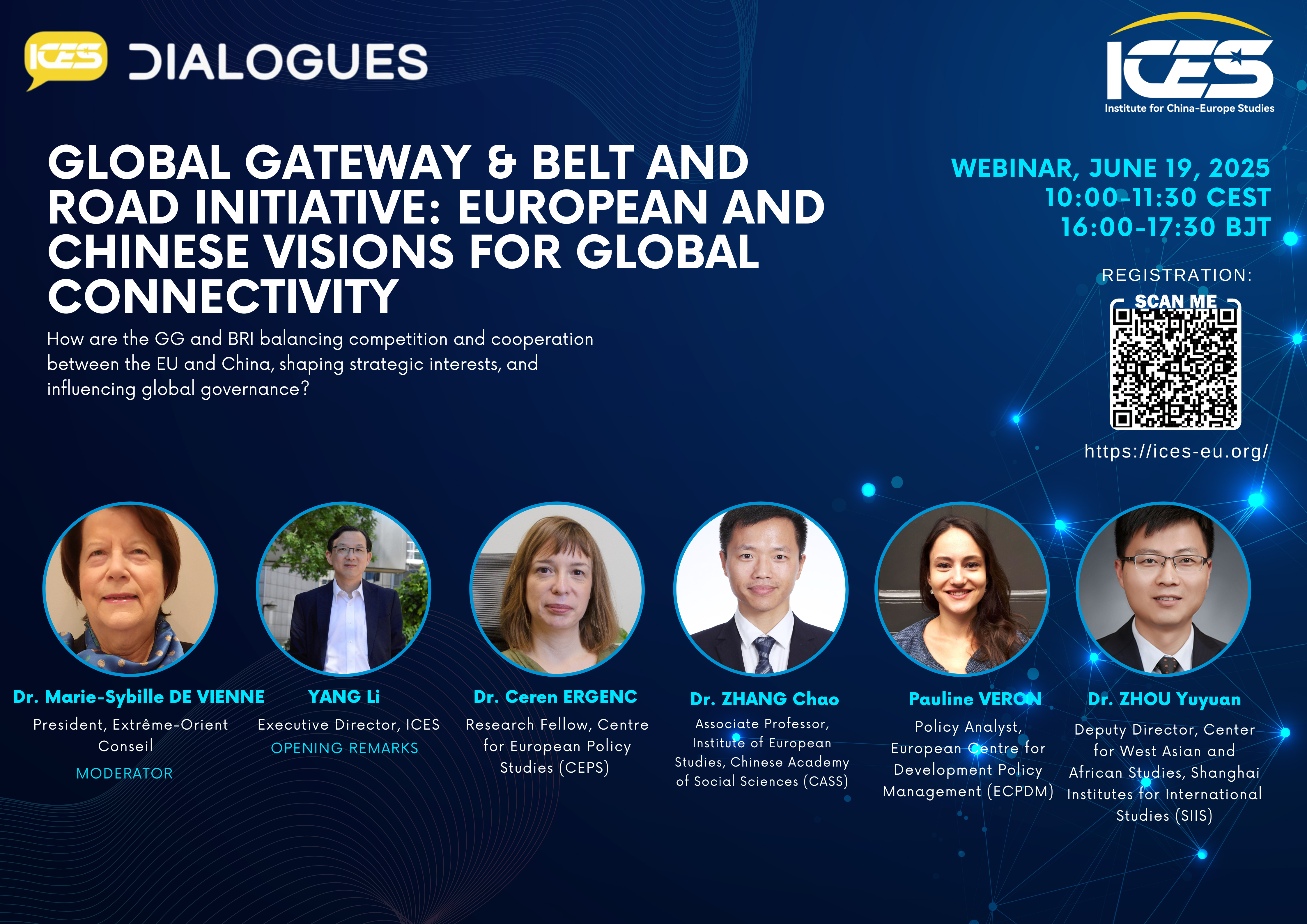 Webinar on Global Gateway & Belt and Road Initiative: European and Chinese Visions for Global Connectivity