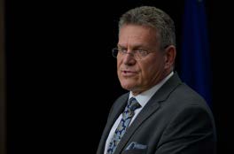 EU trade chief speaking