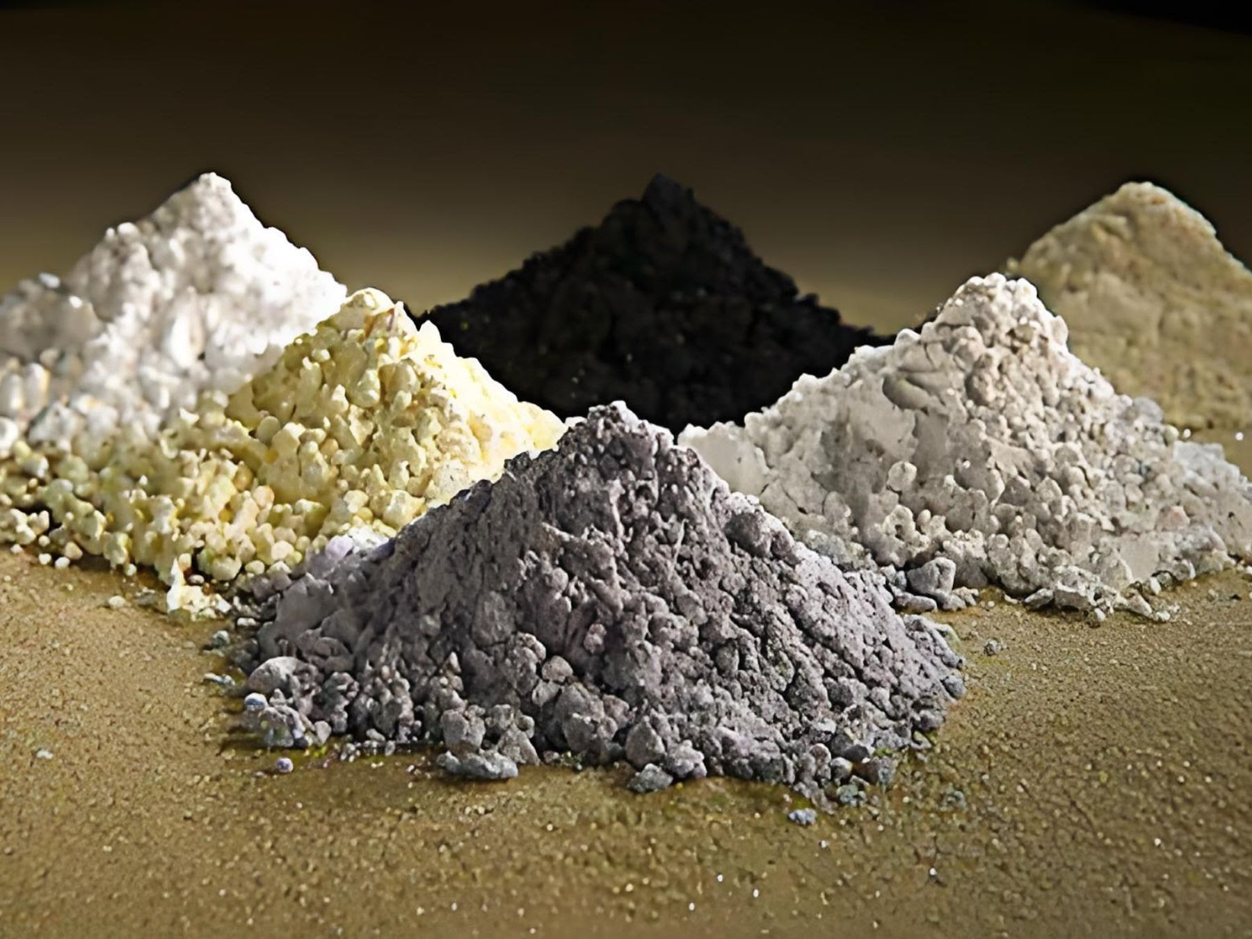 Rare earth elements powders