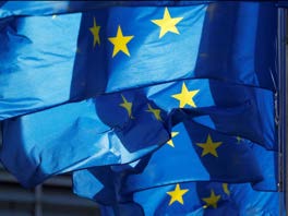 EU flags