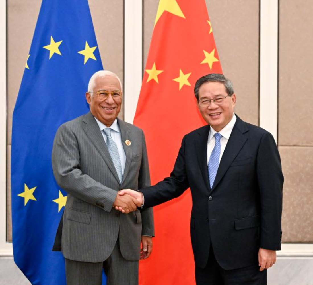 Li Qiang meets Antonio Costa