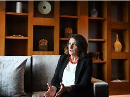 Teresa Ribera during interview