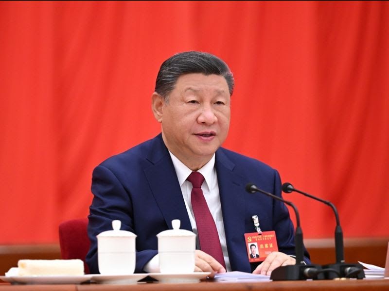 Xi Jinping during CPC plenary session