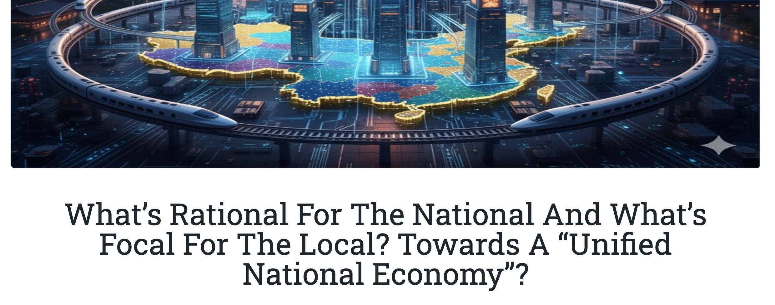Unified National Economy article visual