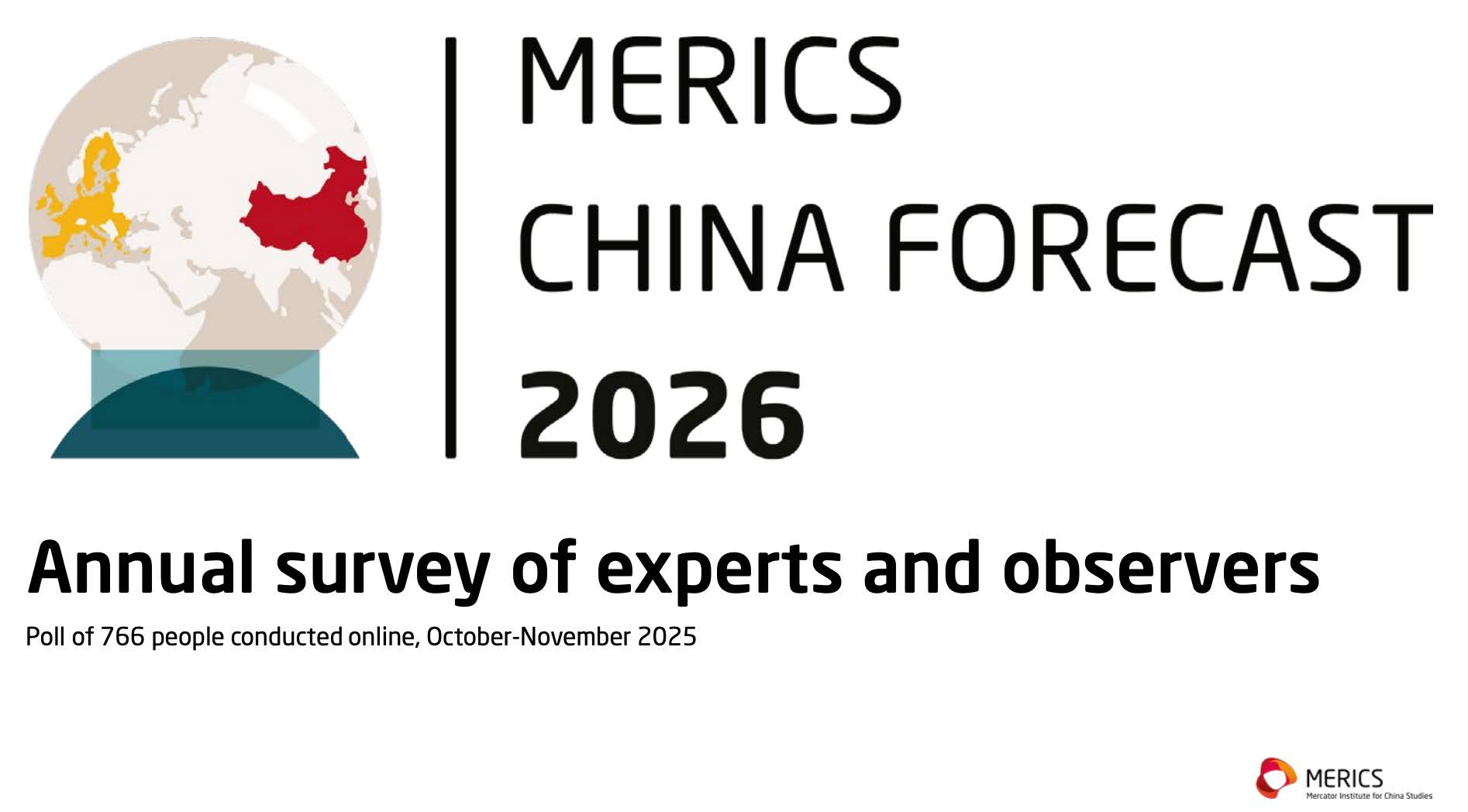 MERICS China Forecast 2026 cover
