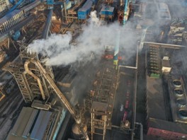 Steel industry aerial