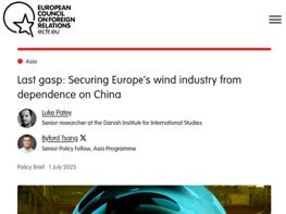 European Council on Foreign Relations report