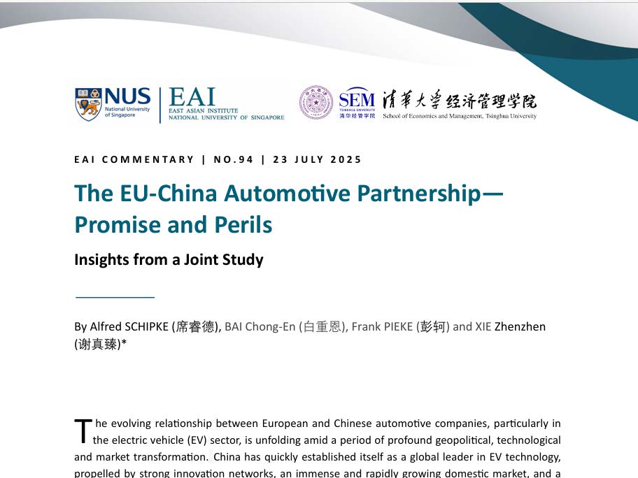 EU-China Automotive Partnership