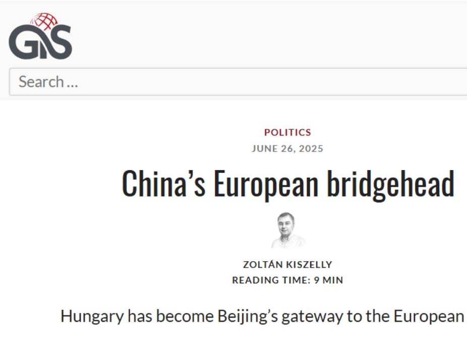 China’s European bridgehead article cover