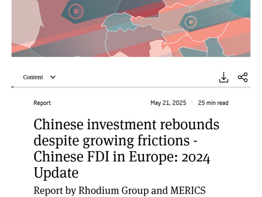 MERICS report front page