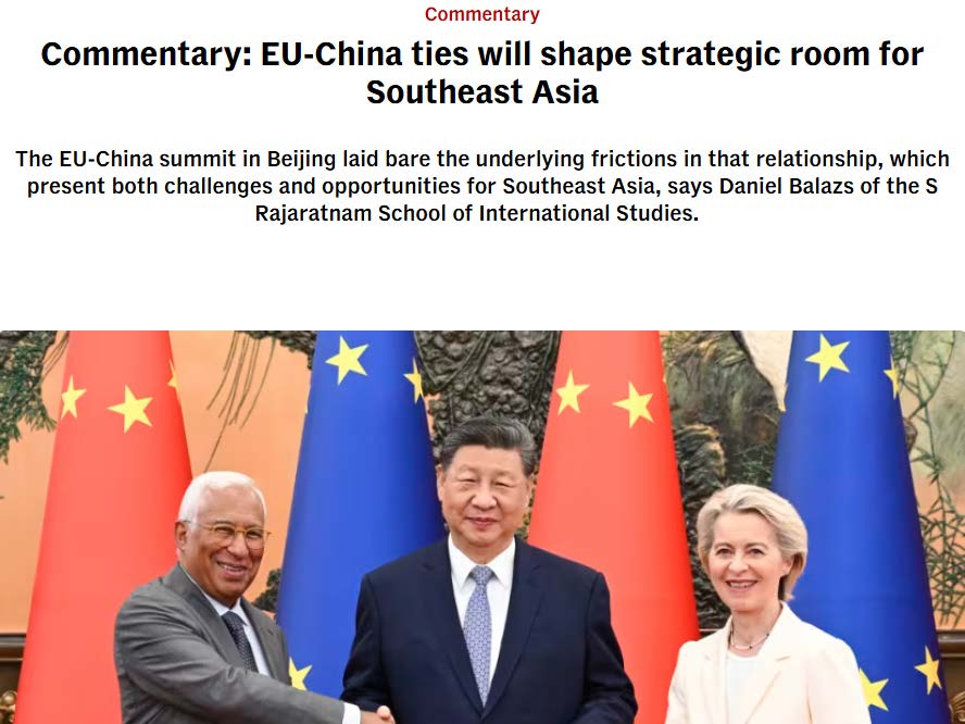 EU-China ties Southeast Asia