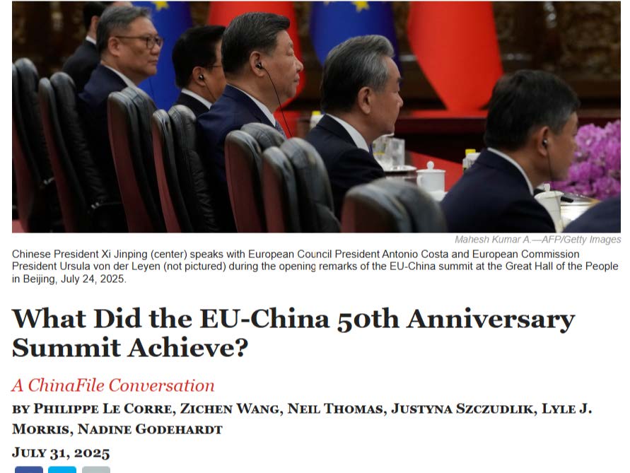 EU–China 50th Anniversary Summit