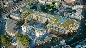 Aerial view of the proposed Chinese embassy site in London