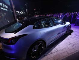 Electric car at a show