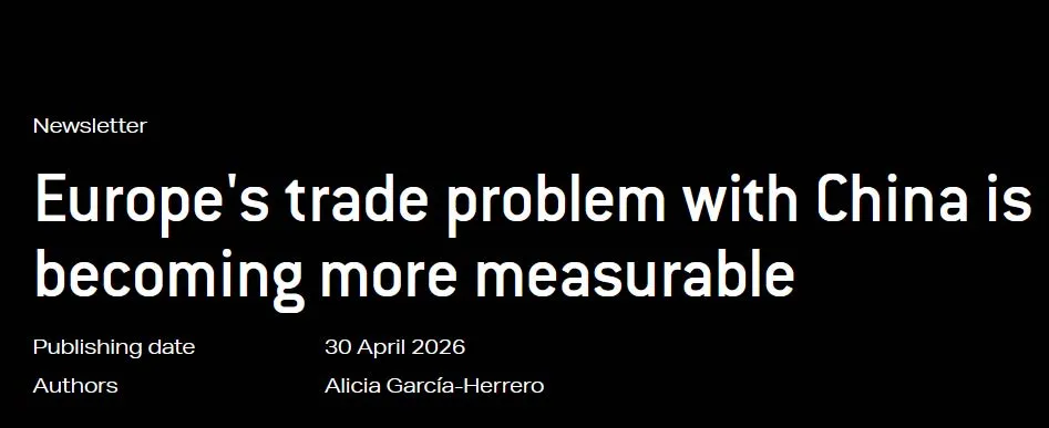 Europe's trade problem with China is becoming more measurable