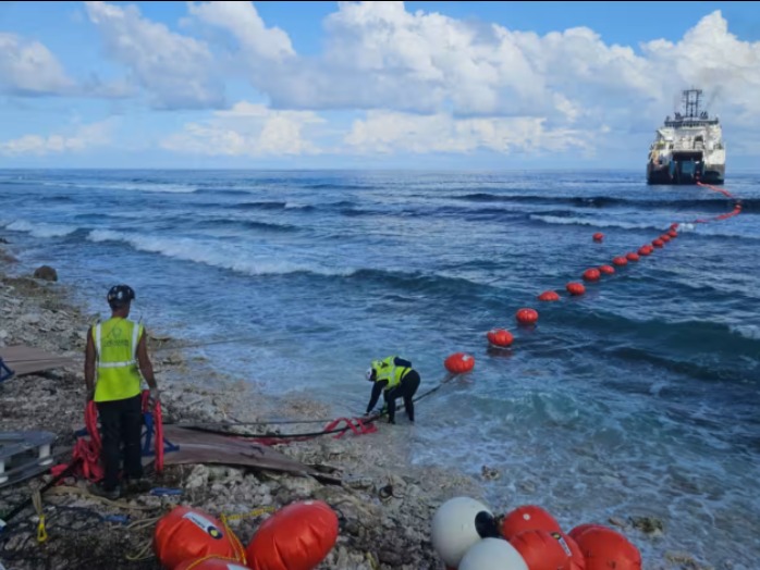 Undersea cable map